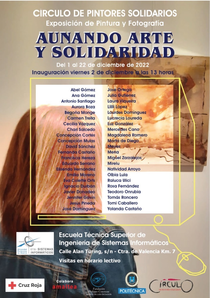 Cartel Exposición Círculo Pintores Solidarios