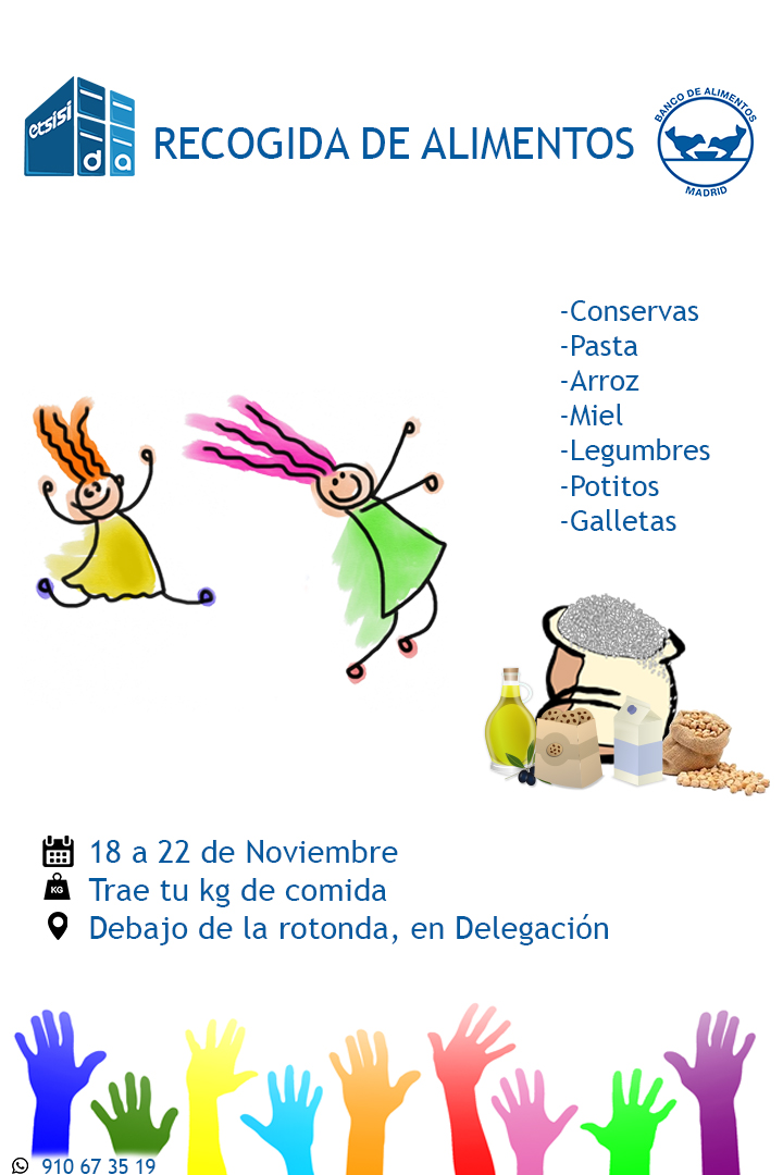 Recogida de alimentos DALUM ETSISI - Banco de Alimentos de Madrid - Operación Kilo